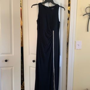 Formal sleeveless gown with amazing rhinestone detail